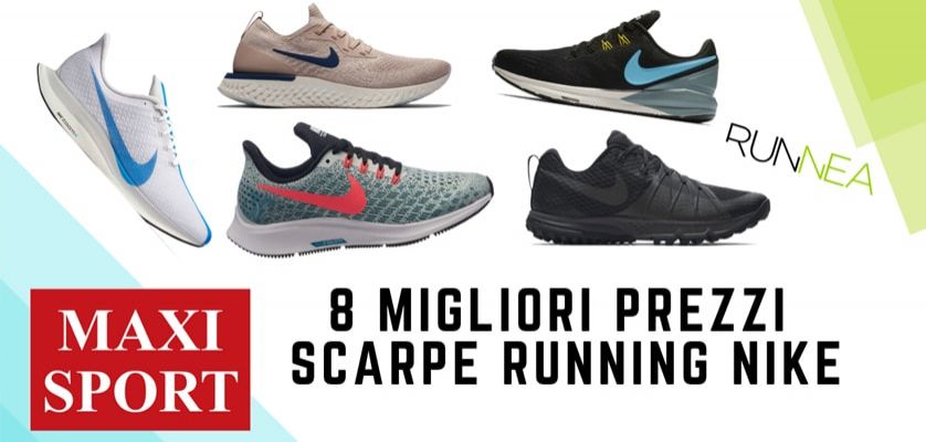 Nike Running in MaxiSport: 8 prezzi migliori su scarpe da corsa